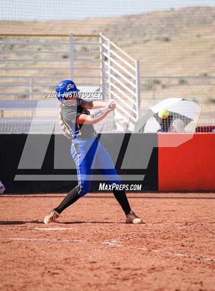 Thumbnail 3 in Pahranagat Valley vs. Carlin (NIAA Class 1A State Playoff Game 5) photogallery.