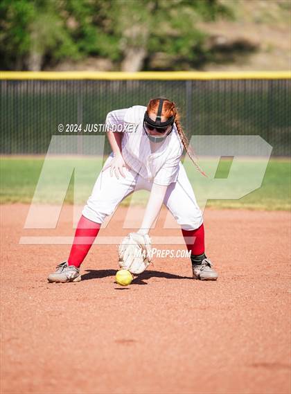 Thumbnail 3 in Pahranagat Valley vs. Carlin (NIAA Class 1A State Playoff Game 5) photogallery.