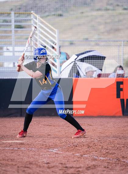 Thumbnail 1 in Pahranagat Valley vs. Carlin (NIAA Class 1A State Playoff Game 5) photogallery.