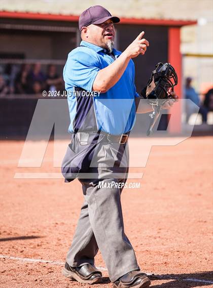 Thumbnail 3 in Pahranagat Valley vs. Carlin (NIAA Class 1A State Playoff Game 5) photogallery.