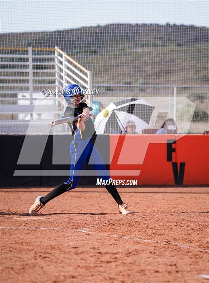 Thumbnail 3 in Pahranagat Valley vs. Carlin (NIAA Class 1A State Playoff Game 5) photogallery.