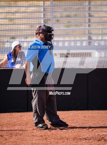 Thumbnail 2 in Pahranagat Valley vs. Carlin (NIAA Class 1A State Playoff Game 5) photogallery.