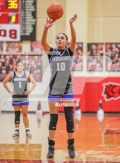 Thumbnail 2 in Vela @ Palmview (UIL 5A Region IV D1 Area Basketball) photogallery.