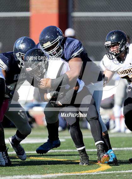 Thumbnail 2 in Eagle Academy II vs. Madison (PSAL Bowl Division 1st Round) photogallery.