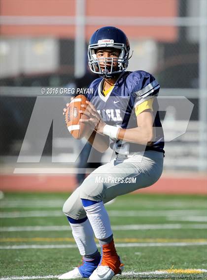 Thumbnail 2 in Eagle Academy II vs. Madison (PSAL Bowl Division 1st Round) photogallery.