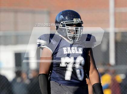 Thumbnail 2 in Eagle Academy II vs. Madison (PSAL Bowl Division 1st Round) photogallery.