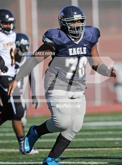 Thumbnail 2 in Eagle Academy II vs. Madison (PSAL Bowl Division 1st Round) photogallery.