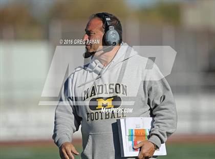 Thumbnail 2 in Eagle Academy II vs. Madison (PSAL Bowl Division 1st Round) photogallery.