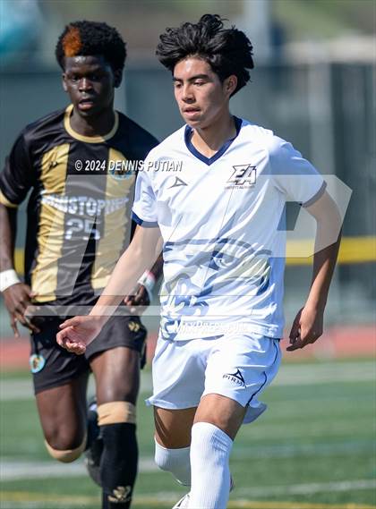 Thumbnail 3 in Christopher vs. Everett Alvarez (CIF CCS D3 Finals) photogallery.