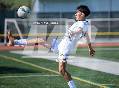 Thumbnail 2 in Christopher vs. Everett Alvarez (CIF CCS D3 Finals) photogallery.