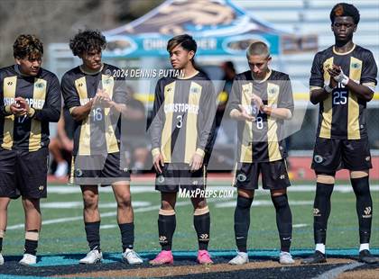 Thumbnail 2 in Christopher vs. Everett Alvarez (CIF CCS D3 Finals) photogallery.