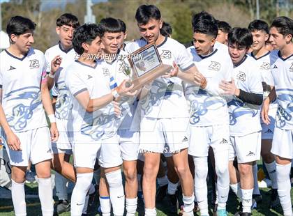 Thumbnail 1 in Christopher vs. Everett Alvarez (CIF CCS D3 Finals) photogallery.