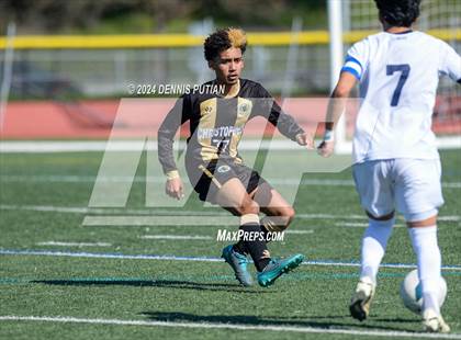Thumbnail 2 in Christopher vs. Everett Alvarez (CIF CCS D3 Finals) photogallery.