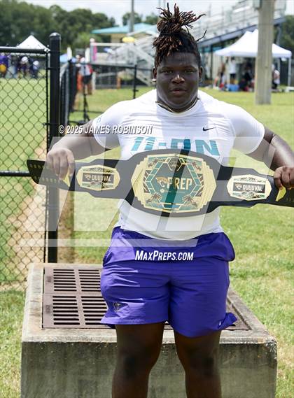 Thumbnail 2 in Big Man Challenge Awards Columbia (Jaguars Prep Nike 11-On 7v7) photogallery.