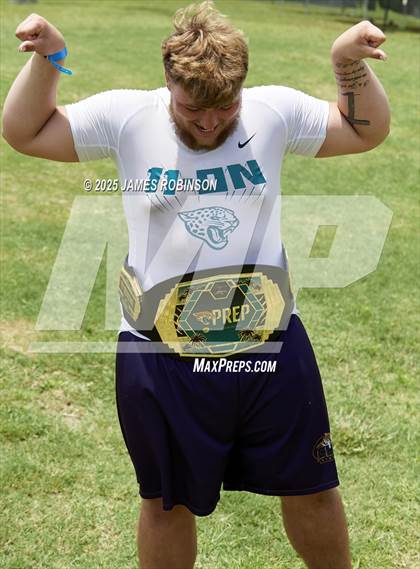 Thumbnail 2 in Big Man Challenge Awards Columbia (Jaguars Prep Nike 11-On 7v7) photogallery.