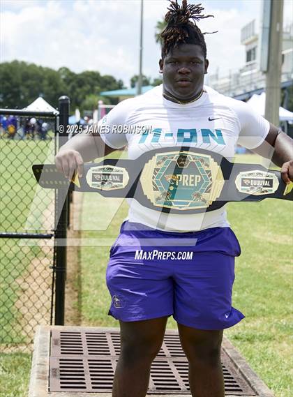 Thumbnail 2 in Big Man Challenge Awards Columbia (Jaguars Prep Nike 11-On 7v7) photogallery.