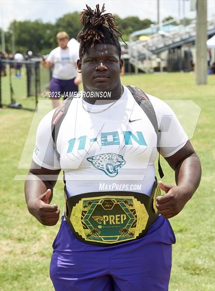 Thumbnail 3 in Big Man Challenge Awards Columbia (Jaguars Prep Nike 11-On 7v7) photogallery.