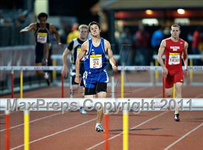 Thumbnail 3 in 44th Arcadia Invitational (Saturday's Boys Hurdles) photogallery.