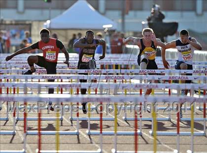 Thumbnail 1 in 44th Arcadia Invitational (Saturday's Boys Hurdles) photogallery.