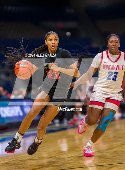 Thumbnail 2 in Duncanville vs. South Grand Prairie (UIL 6A Basketball Final) photogallery.