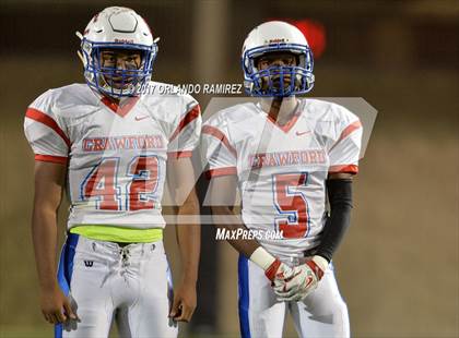 Thumbnail 3 in Vincent Memorial vs. Crawford (CIF SDS D5 Final) photogallery.