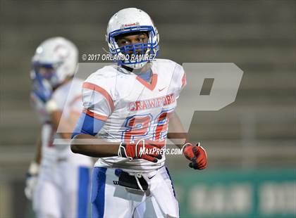 Thumbnail 2 in Vincent Memorial vs. Crawford (CIF SDS D5 Final) photogallery.