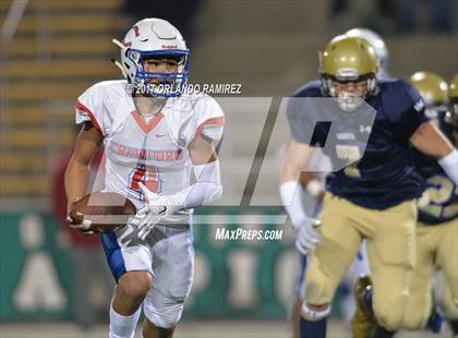Thumbnail 2 in Vincent Memorial vs. Crawford (CIF SDS D5 Final) photogallery.