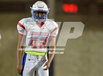 Thumbnail 2 in Vincent Memorial vs. Crawford (CIF SDS D5 Final) photogallery.