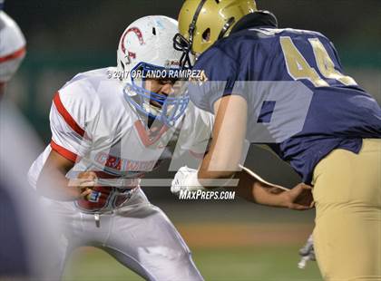 Thumbnail 3 in Vincent Memorial vs. Crawford (CIF SDS D5 Final) photogallery.