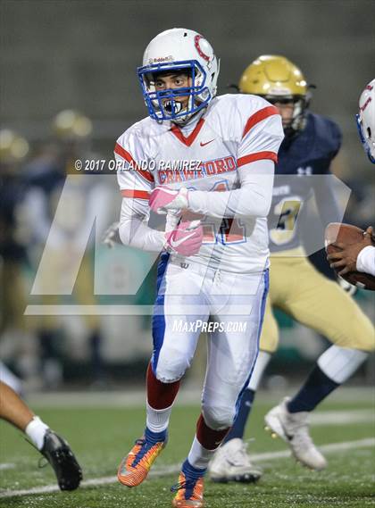 Thumbnail 1 in Vincent Memorial vs. Crawford (CIF SDS D5 Final) photogallery.