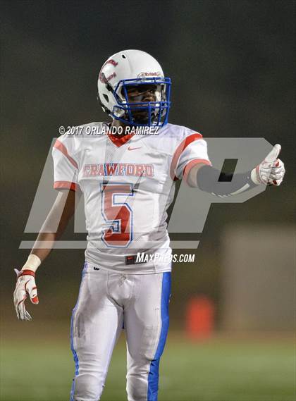 Thumbnail 3 in Vincent Memorial vs. Crawford (CIF SDS D5 Final) photogallery.