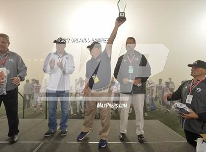 Thumbnail 2 in Vincent Memorial vs. Crawford (CIF SDS D5 Final) photogallery.