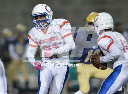 Thumbnail 2 in Vincent Memorial vs. Crawford (CIF SDS D5 Final) photogallery.