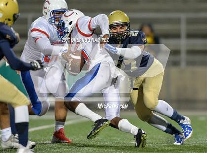 Thumbnail 2 in Vincent Memorial vs. Crawford (CIF SDS D5 Final) photogallery.