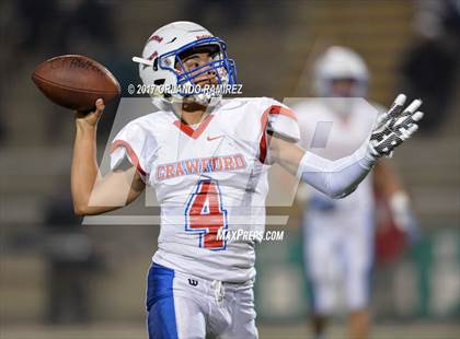 Thumbnail 1 in Vincent Memorial vs. Crawford (CIF SDS D5 Final) photogallery.