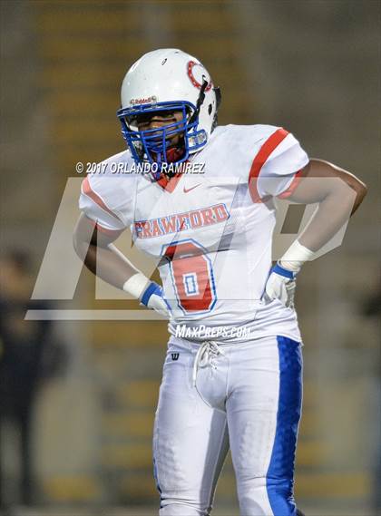Thumbnail 2 in Vincent Memorial vs. Crawford (CIF SDS D5 Final) photogallery.