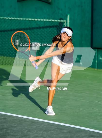 Thumbnail 2 in Randall vs Wimberley (UIL 4A Tennis Semifinal) photogallery.