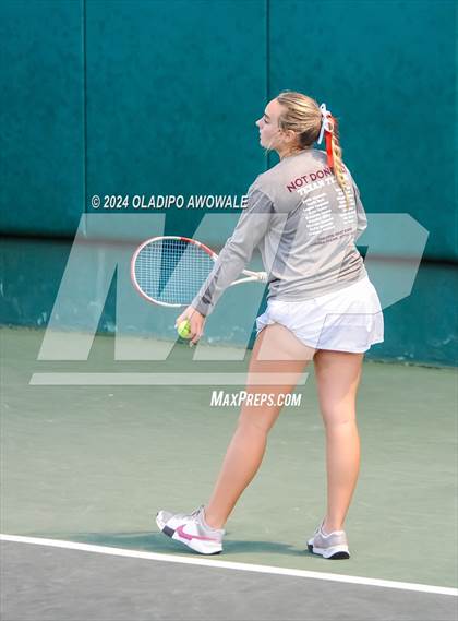Thumbnail 3 in Randall vs Wimberley (UIL 4A Tennis Semifinal) photogallery.