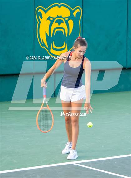 Thumbnail 2 in Randall vs Wimberley (UIL 4A Tennis Semifinal) photogallery.