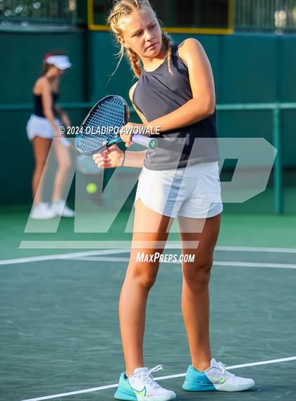 Thumbnail 2 in Randall vs Wimberley (UIL 4A Tennis Semifinal) photogallery.