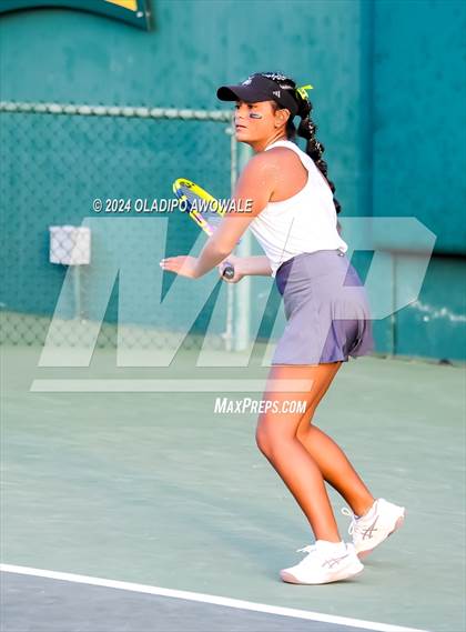 Thumbnail 3 in Randall vs Wimberley (UIL 4A Tennis Semifinal) photogallery.