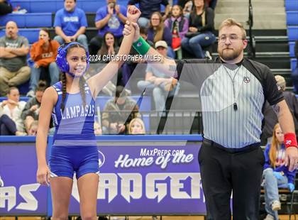 Thumbnail 2 in Lampasas Wrestling Tri-Meet Girls photogallery.