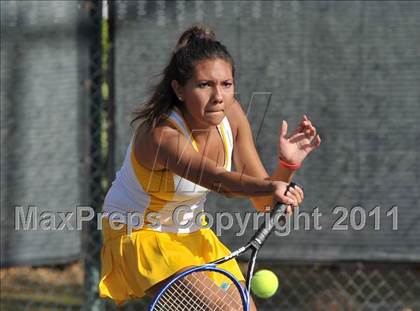 Thumbnail 3 in CIF SJS Individual Tennis Championships (D1 - Day 1 Singles) photogallery.