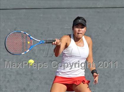 Thumbnail 1 in CIF SJS Individual Tennis Championships (D1 - Day 1 Singles) photogallery.