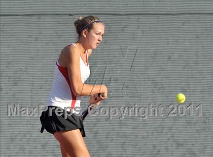 Thumbnail 2 in CIF SJS Individual Tennis Championships (D1 - Day 1 Singles) photogallery.