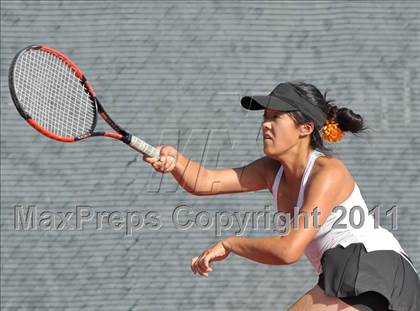 Thumbnail 2 in CIF SJS Individual Tennis Championships (D1 - Day 1 Singles) photogallery.