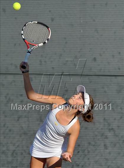 Thumbnail 2 in CIF SJS Individual Tennis Championships (D1 - Day 1 Singles) photogallery.