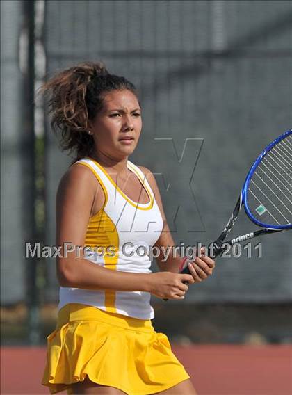 Thumbnail 1 in CIF SJS Individual Tennis Championships (D1 - Day 1 Singles) photogallery.