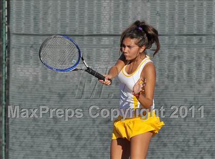 Thumbnail 2 in CIF SJS Individual Tennis Championships (D1 - Day 1 Singles) photogallery.