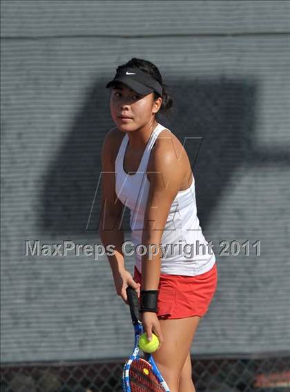 Thumbnail 1 in CIF SJS Individual Tennis Championships (D1 - Day 1 Singles) photogallery.